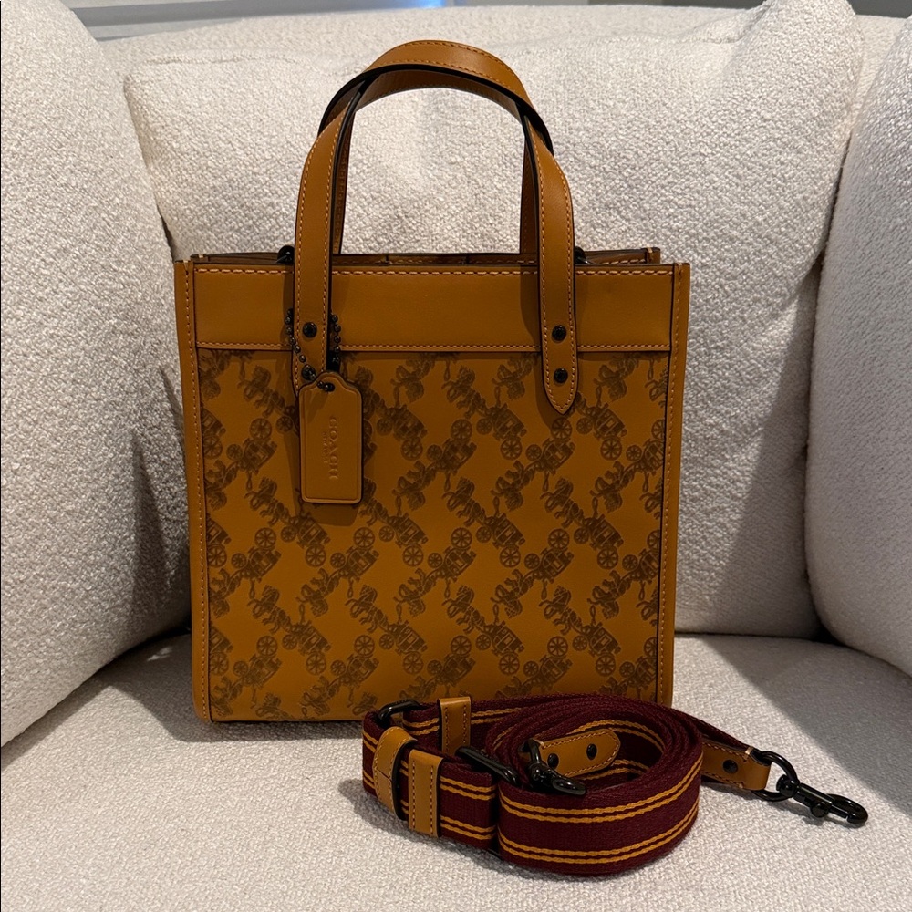 Coach Brown Leather Messenger Bag